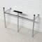 Fauceture VPBT14881 Stainless Steel Console Sink Legs, Polished Chrome VPBT14881 - alternate 2